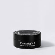 ProtoClinical k-beauty [Pyunkang Yul] Black Tea Time Reverse Eye Patch 60ea/84g tall white product box with a dark lower band centered on a pale lavender background