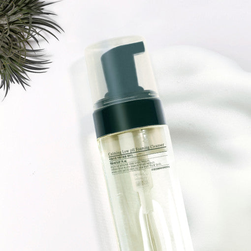 ProtoClinical k-beauty [Pyunkang Yul] Calming Low pH Foaming Cleanser 150ml shown in a close packshot with the cleanser package and printed front label visible on a white background