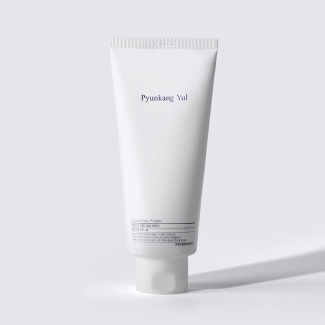 [Pyunkang Yul] Cleansing Foam 150ml by ProtoClinical shown in front-facing cleanser packaging on a clean white background for a k-beauty skincare routine.