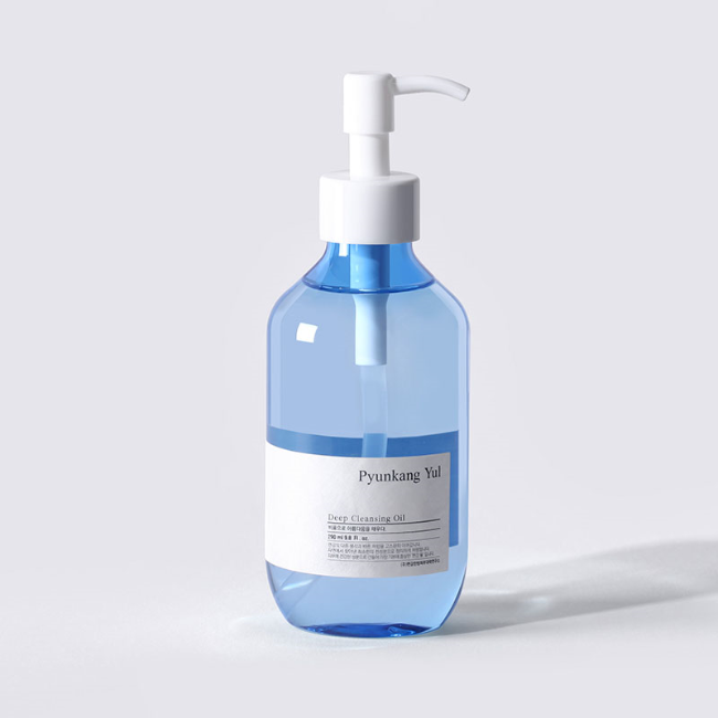 [Pyunkang Yul] Deep Cleansing Oil 290ml by ProtoClinical shown in front-facing cleansing oil packaging on a clean white background for a k-beauty skincare routine.