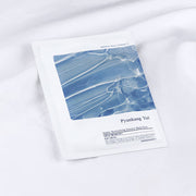 ProtoClinical k-beauty [Pyunkang Yul] Highly Moisturizing Essence Mask Pack 25ml*10 Sheets white sheet mask pack with a blue water-pattern panel and a hand pulling out one mask on a light gray background