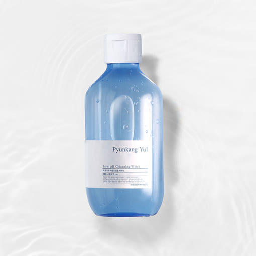 ProtoClinical k-beauty [Pyunkang Yul] Low pH Cleansing Water 290ml shown in a close packshot with the bottle and printed front label visible on a white background