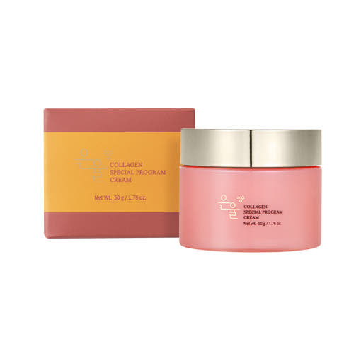 ProtoClinical k-beauty EUNYUL Collagen Special Program Cream 50ml single cream package shown in a square crop on a clean white background