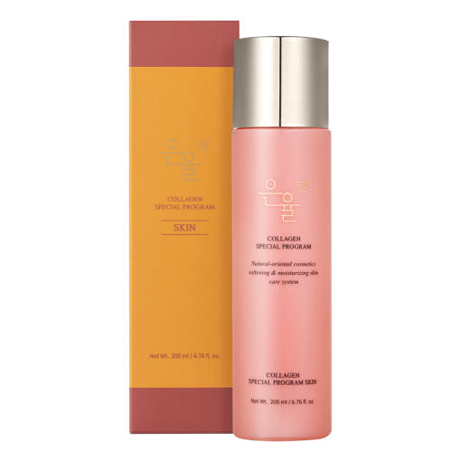 ProtoClinical k-beauty EUNYUL Collagen Special Program Skin 200ml single skincare package centered on a clean white background with branded packaging visible
