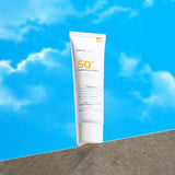 ProtoClinical k-beauty EUNYUL Lab Relief Sun Cream SPF50+ PA++++ 50ml single front-facing sun cream package centered on a light background