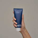 ProtoClinical k-beauty EUNYUL Time Foam Me Hyaluronic Cleansing Foam 150ml single dark blue cleansing foam tube centered on a muted green and beige background