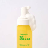 ProtoClinical k-beauty EUNYUL VITA BALANCE OWN SOLE SHINE Bubble Foam 200ml single front-facing bubble foam cleanser package centered on a light background