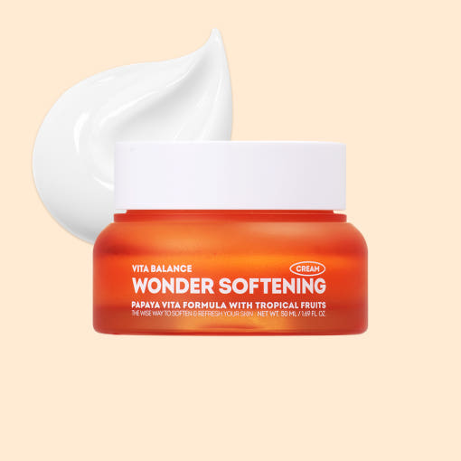 EUNYUL VITA BALANCE WONDER SOFTENING Cream 50ml by ProtoClinical shown in product packaging on a clean white background for a k-beauty skincare routine.