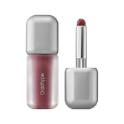 ProtoClinical k-beauty Oddtype Unseen Blur Tint (562, 655, 788) two upright lip tint tubes side by side on a white background with pale mint side gradients