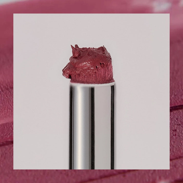 ProtoClinical k-beauty Oddtype Unseen Blur Tint (562, 655, 788) single upright lip tint tube centered on a pale mauve and taupe background