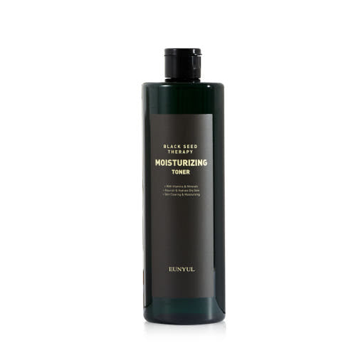 ProtoClinical k-beauty EUNYUL BLACK SEED THERAPY Moisturizing Toner 500ml single toner package centered on a clean white background with branded packaging visible