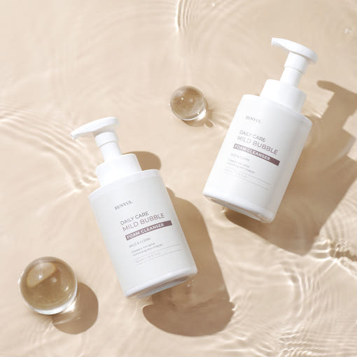 ProtoClinical k-beauty EUNYUL Daily Care Mild Bubble Foam Cleanser 500ml single bubble foam cleanser bottle package on a light background
