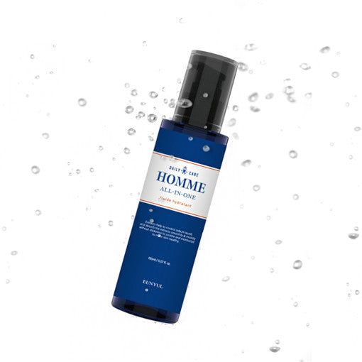 ProtoClinical k-beauty EUNYUL Homme All-in-One 150*2ea single all-in-one skincare package centered on a clean white background with branded packaging visible