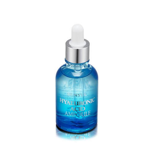 ProtoClinical k-beauty EUNYUL Hyaluronic Acid Ampoule 30ml single square ampoule packshot with branded packaging on a clean white background