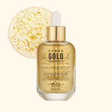 ProtoClinical k-beauty EUNYUL Power Gold Ampoule 50ml single square ampoule packshot with branded packaging on a clean white background
