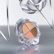 ProtoClinical k-beauty pale lavender beauty graphic with a muted blue lower band on a light background.