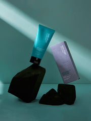 ProtoClinical k-beauty beauty product layout on a dark teal background.
