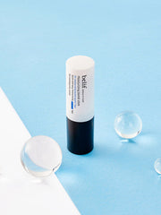 ProtoClinical k-beauty blue beauty product packaging with a dark center on a light background.