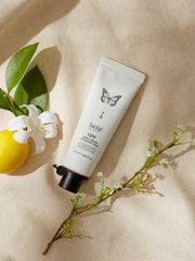 ProtoClinical k-beauty belif Off Hand Cream 50ml (2-type) tall hand cream tube graphic with yellow and white packaging tones