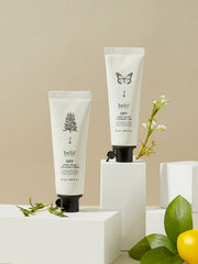 ProtoClinical k-beauty belif Off Hand Cream 50ml (2-type) tall hand cream tube graphic with peach and white packaging tones