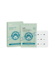 ProtoClinical k-beauty belif Problem Solution Vegan Spot Patch 9 patches tall spot patch package graphic with pale blue and white tones