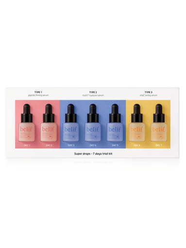 ProtoClinical k-beauty rectangular skincare product packaging on a light background.