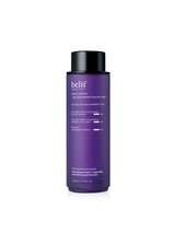 ProtoClinical k-beauty dark beauty product silhouette with soft lavender side tones on a light background.