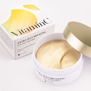 ProtoClinical k-beauty warm beige beauty graphic with a tan upper-right shadow and pale blue lower-left accents on a light background.