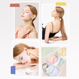 ProtoClinical k-beauty K-SECRET Eye Gel Patches Set (RETINOL + VITAMIN C + CAFFEINE) 60ea/102g*3 packaging graphic in soft peach and beige tones on a light background