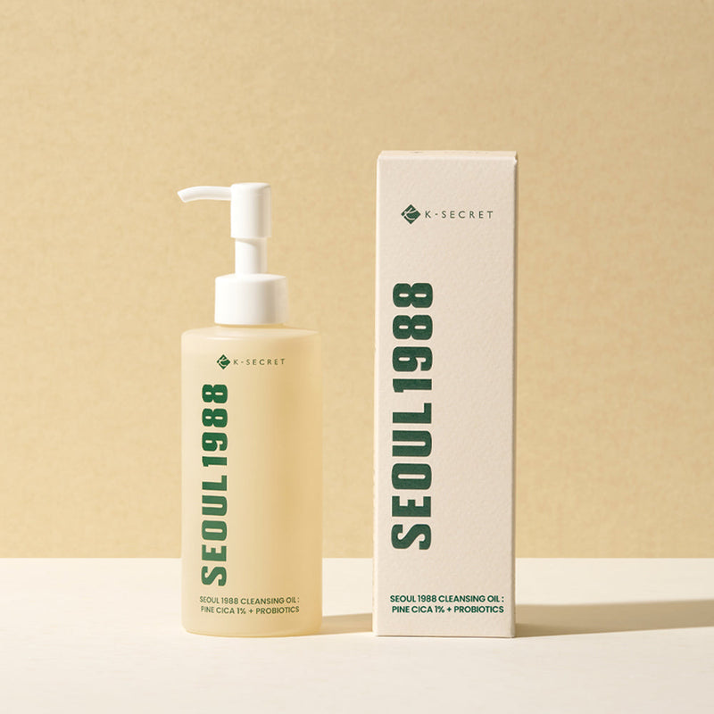 ProtoClinical k-beauty cool green beauty product silhouette with a dark vertical center on a light background.