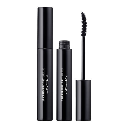 ProtoClinical k-beauty [MACQUEEN New York] Extreme Longlash Potencara 8g single dark mascara tube centered upright on a white background