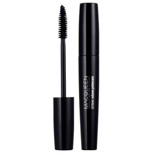 ProtoClinical k-beauty [MACQUEEN New York] Extreme Volume Potencara 8g single dark mascara tube centered upright on a white background