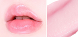 ProtoClinical k-beauty [MACQUEEN New York] Loving You Tint Glow Lip Balm 3.5g (7 Colors) single rosy pink lip balm swatch in a wide horizontal band on a pale pink and cream background