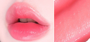 ProtoClinical k-beauty [MACQUEEN New York] Loving You Tint Glow Lip Balm 3.5g (7 Colors) single muted rose pink lip balm swatch in a wide horizontal band on a pale pink and cream background