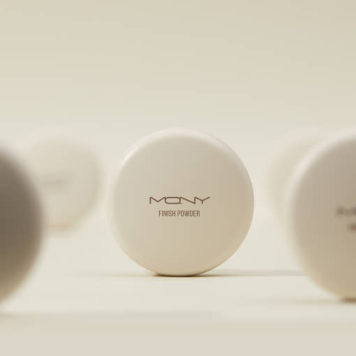 ProtoClinical k-beauty [MACQUEEN New York] Micro Fit Finish Powder 9g single round powder compact centered on a pale cream background