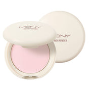 ProtoClinical k-beauty [MACQUEEN New York] Micro Fit Finish Powder 9g single round powder compact in beige tones on a white background.