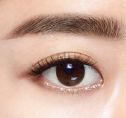 ProtoClinical k-beauty [MACQUEEN New York] My Gyeol-Fit Tint Brow 0.8g (3color) two horizontal brown brow swatches stacked on a pale pink background