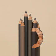 ProtoClinical k-beauty [MACQUEEN New York] My Strong Eye Brow Pencil-Hard Powder 1.2g (3color) single brown eyebrow pencil centered upright on a warm beige background
