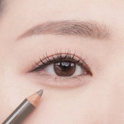 ProtoClinical k-beauty [MACQUEEN New York] My Strong Eye Brow Pencil-Hard Powder 1.2g (3color) two horizontal brown brow swatches stacked on a pale pink background