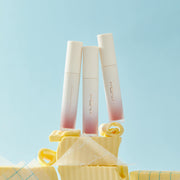 ProtoClinical k-beauty [MACQUEEN New York] Powder Blur Tint 4g (6color) single lip tint package centered on a clean white background in a square studio product shot