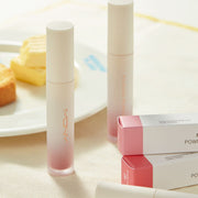 ProtoClinical k-beauty [MACQUEEN New York] Powder Blur Tint 4g (6color) single lip tint package centered in a square studio product frame on a clean white background