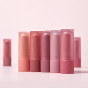 ProtoClinical k-beauty [MACQUEEN New York] Powder Matte Lipstick 3.5g (5color) three lipstick tubes side by side in pink and red tones on a white background