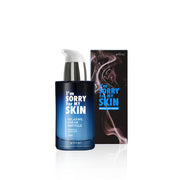 ProtoClinical k-beauty [I'm Sorry For My Skin] Relaxing Cream Ampoule 30ml single upright teal ampoule bottle centered on a white background with soft beige side shading