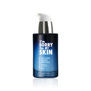 ProtoClinical k-beauty [I'm Sorry For My Skin] Relaxing Cream Ampoule 30ml single upright teal ampoule bottle centered on a white background with soft beige side shading