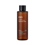 ProtoClinical k-beauty acwell Licorice pH Balancing Cleansing Toner 150ml single upright toner bottle in dark brown packaging on a light background.