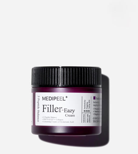 ProtoClinical k-beauty wide dark gray beauty product silhouette on a pale background.