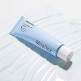 ProtoClinical k-beauty MEDIPEEL Hyaluron Layer Mooltox Cream 50g pale blue skincare graphic in a square format on a light background