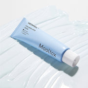 ProtoClinical k-beauty MEDIPEEL Hyaluron Layer Mooltox Cream 50g pale blue skincare graphic in a square format on a light background