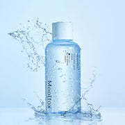 ProtoClinical k-beauty MEDIPEEL Hyaluronic Acid Layer Mooltox Toner 300ml pale blue toner packaging silhouette on a light square background