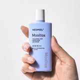 ProtoClinical k-beauty pale blue and gray beauty product detail on a light background.